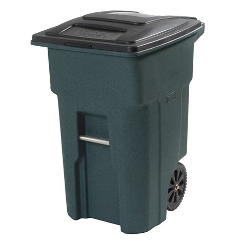 Lowes waste container - A: Trash cans range in size from small to extra large. For indoor use, such as in a kitchen, a 13-gallon trash can is standard. For outdoor use, extra-large 32-gallon trash cans are most popular. People typically use these larger trash cans to contain trash accumulated indoors for several days or for items like bulky yard debris.